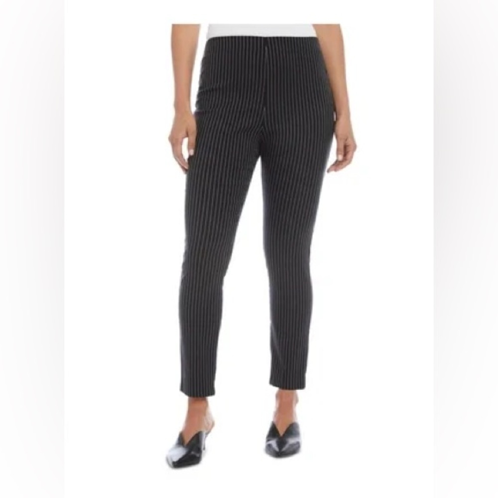 Have Black and White Pinstripe Men's Dress Pants